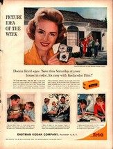 1960 Donna Reed Eastman Kodak Kodacolor Film Full Page Print Ad d1 - $24.11