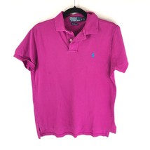Polo Ralph Lauren Mens Polo Shirt Cotton Pima Stretch Mesh Custom Fit Pink S - £11.55 GBP