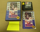 Bulls vs Lakers and the NBA Playoffs Sega Genesis Complete in Box - £4.73 GBP
