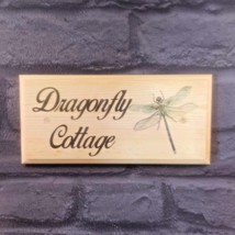 Personalised Dragonfly House Name Sign, Garden Shed Plaque Cottage Home ... - £7.93 GBP