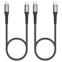 Usb C To Usb C 1.5Ft [2Pack], 60W Usb C Cable Pd Fast Charge Usb 2.0 Type C Char - £11.21 GBP