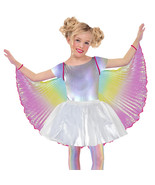 Rainbow Fabric Wings Halloween Accessory for Children Play Theather Cosplay - €14,60 EUR