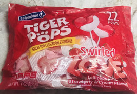 Colombinna-Swirled Strawberry/Cream Flavored Lollipops(20)-Valentine’s Day. - £12.31 GBP