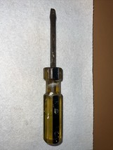 VINTAGE IRWIN 500-SLOTTED SCREWDRIVER 3.5&quot; SHANK 8 1/4&quot; Total - MADE IN USA - $4.46