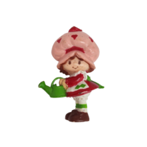 VINTAGE 1981 STRAWBERRY SHORTCAKE W WATERING CAN PVC MINIATURES TOY FIGURE - £18.98 GBP