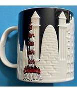 Starbucks Barcelona  Relief Black White Ceramic Mug 16oz - $116.67 CAD