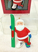 1993 Hallmark Christmas Break Santa Christmas Tree Ornament MIB w Price Tag - $13.49 CAD