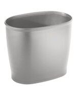 iDesign Kent Oval Wastebasket Trash Can for Bathroom, Kitchen, Office - ... - €23,23 EUR