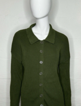 Lillusory Cardigan Sweater Green Button Down Women&#39;s Size Small Classic ... - £14.10 GBP