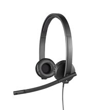 Logitech H570e USB Headset Stereo Black 981-000574 Wired Windows &amp; OSNew - $11.99