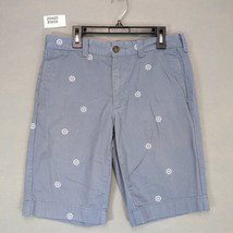 J Crew Rivington Men&#39;s 29x10.5 Chino Shorts, Blue Nautical Slim Fit Preppy - $20.00