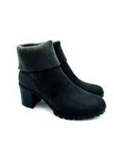 New York And Company Presley Knit Collar Booties- Grey, Us 11M - £22.85 GBP