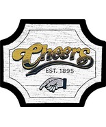 Cheers Bar Est. 1895 Plasma Cut Metal Sign - £55.02 GBP