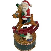 ENESCO Musical Holiday Horseplay Music Box Jolly Old St. Nicholas Vintag... - £26.13 GBP