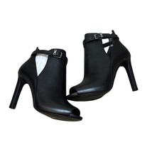 Michael Kors Lawson Leather Open-Toe Ankle Boot size 7 - $1,110.22 MXN