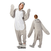 Adult Sea lion Kigurumi Animal Onesies Cartoon Pajama Halloween Cosplay - £20.90 GBP