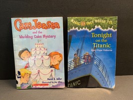 Cam Jansen Wedding Cake Mystery &amp; Magic Tree House #17 Tonight on the Titanic - £2.47 GBP