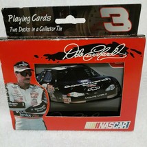 Dale Earnhardt NASCAR 2 decks playing cards in metal case, cards unopened - £14.21 GBP