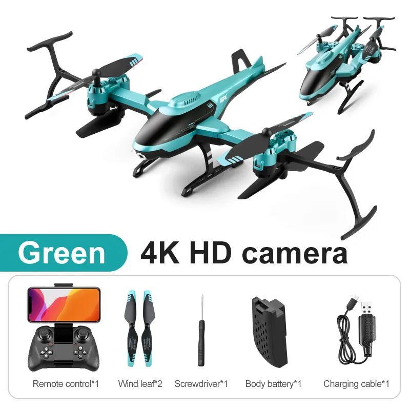 V10 4K RC Drone - WiFi FPV HD Camera Quadcopter for Kids &amp; Gift (Blue 4K Camera) - $46.00