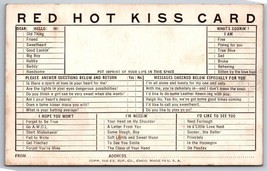 1940s Comic Arcade Card Ex Sup Co Red Hot Kiss Card Chicago K5 - $6.88
