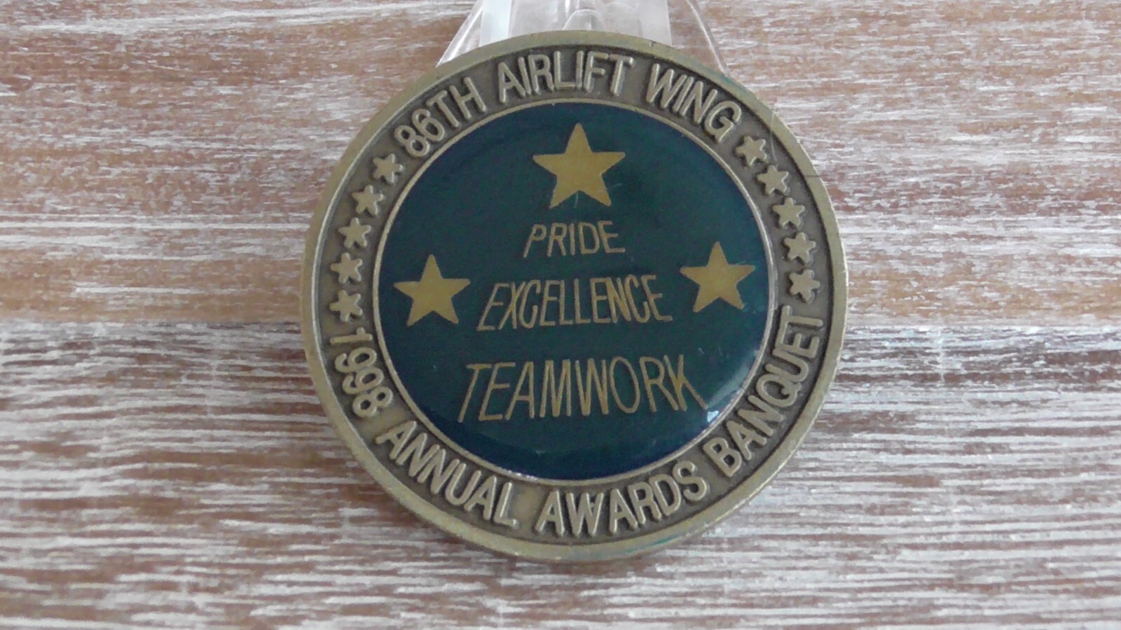 USAF 86th Airlift Wing 86th AW 1998 Annual Awards Banquet Challenge ...