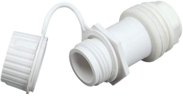 Replacement Threaded Drain Plug Plastic White NEW - £9.86 GBP