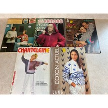 Patons - Chanteleine  And More  Knitting Magazines From The 1980s Lot Of 5 - £7.83 GBP