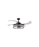 Fanaway 48 in. Fanaway Corbelle with Smoke Blades Ceiling Fan Antique Black - $666.66