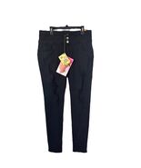 Hybrid &amp; Company Womens High Rise Black Stretch Skinny Jeans Distressed 11 - €18,26 EUR