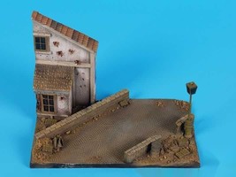 1/72 resin die-casting on site house building platform Diorama layout gray model - £22.03 GBP