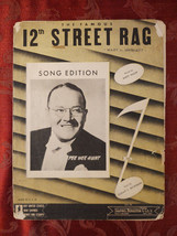 Rare 1914 Sheet Music 12th Street Rag Pee Wee Hunt Andy Razaf Euday L Bowman - £14.15 GBP