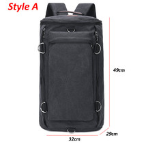 Men Large Capacity Outdoor Travel Backpack Male High Quality Canvas Shou... - $85.31