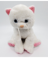The Bear Factory Cat Kitten White Pink w Blue Eyes Plush 14&quot;  Stuffed To... - $16.99