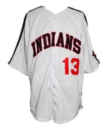 Pedro Cerrano #13 Major League Movie Button Down Baseball Jersey White A... - $54.66 CAD+