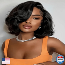 Julia Hair Layered Side Part Bob Wig 7X5 Ready To Wear Glueless Hd Lace ... - $142.08