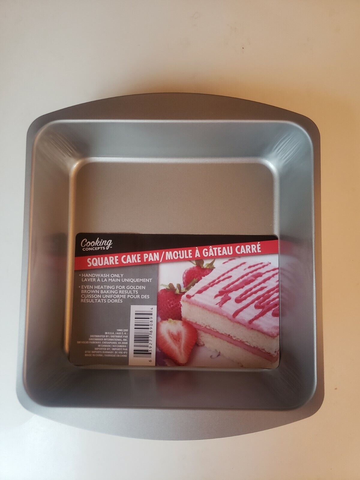 Cooking Concepts Square Cake Pan 8" x 8" - $9.49