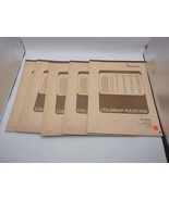 Lot Of 5 Wilson Jones Columnar Ruled Pad B7108B Buff Vintage 10.5 X 14 8... - $31.89 CAD