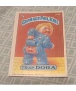 &quot;TRAP DORA&quot;  (#375a)  Topps Garbage Pail Kids Sticker Card  #R575 - £3.59 GBP