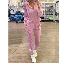 Generation Love Ivy Velour Joggers Bubblegum Pink Medium NEW NWT - $44.54