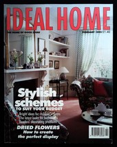 Ideal Home Magazine February 1992 mbox1545 Stylish Schemes - £4.89 GBP