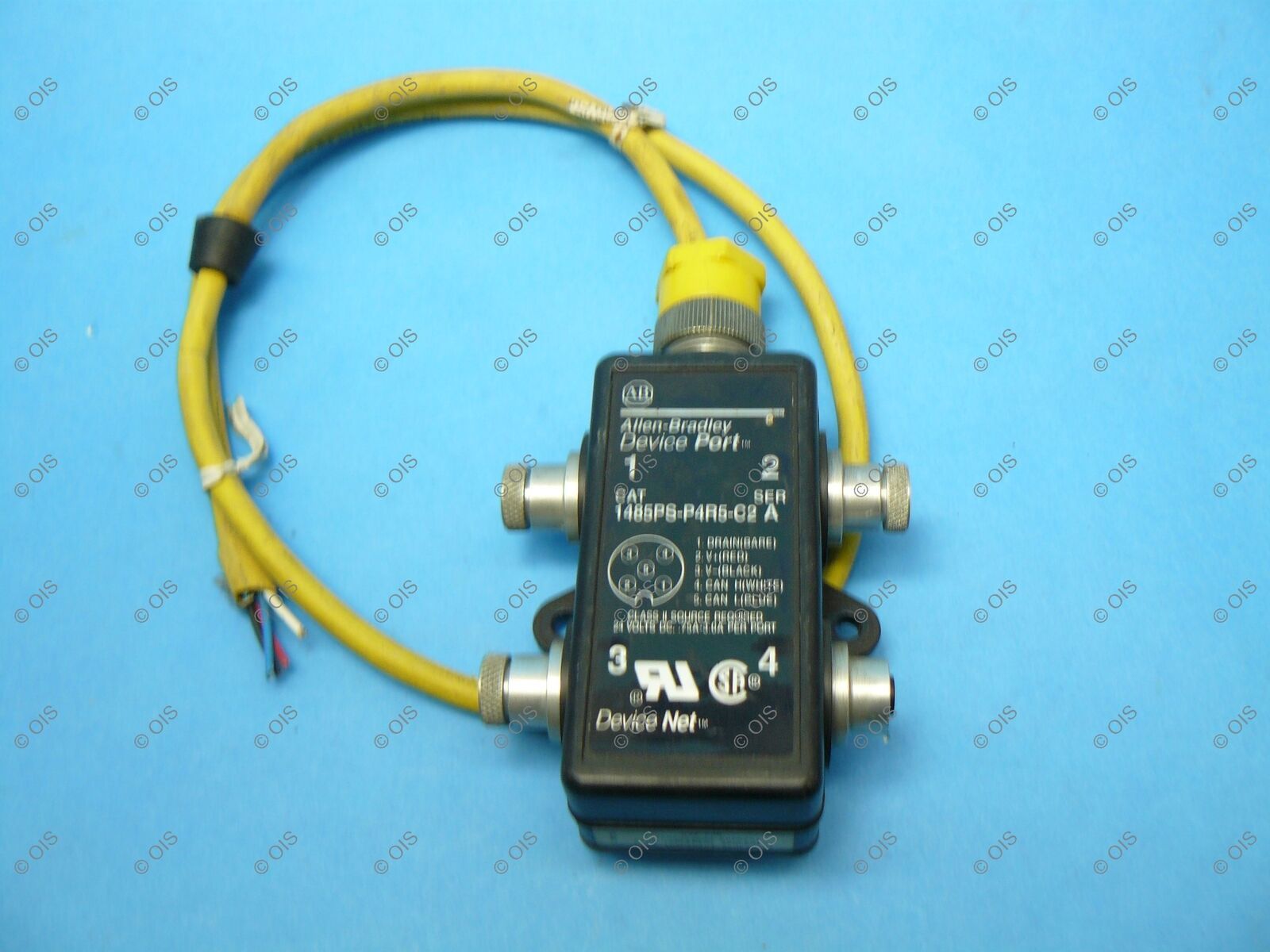 Allen Bradley 1485PS-P4R5-C2 Device Net 4 Port Tap Used - $19.99
