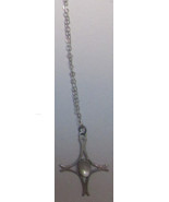 Plated over Silver  Tone Jewelry Chain Necklace with Pendant - $13.87 CAD