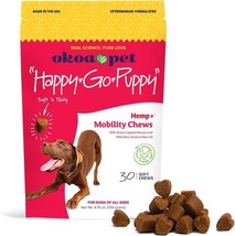 Okoa Pet HAPPY GO PUPPY HEMP+ Mobility Soft Chews Hip &amp; Joint Pain Relie... - £14.80 GBP
