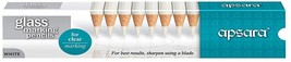Apsara Glass Marking Pencils, White - (Pack of 10 Pencils) - £4.34 GBP