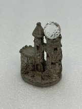 Vintage 1987 Miniature Pewter Enchanted Castle Figurine Spoontiques Crystal Ball - £9.10 GBP