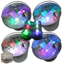 36 LED Ice Bucket Submersible Lights Glow New Years Party Multi Color Ch... - £37.75 GBP