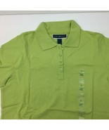 Macy&#39;s Karen Scott Polo Women&#39;s Mojito Lime Short Sleeve Top T-Shirt Small - £15.93 GBP