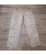 Dickies Men 36x34 Carpenter Cargo Jeans Duck Relaxed Fit Straight Leg di... - $13.00