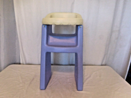 Little Tikes child size Furniture Kids Play Baby Doll High Chair Purple ... - $24.77
