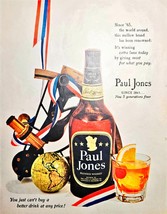 Paul Jones Blended Whiskey 5 Generations Drink 1963 Vintage Print Ad - £7.39 GBP